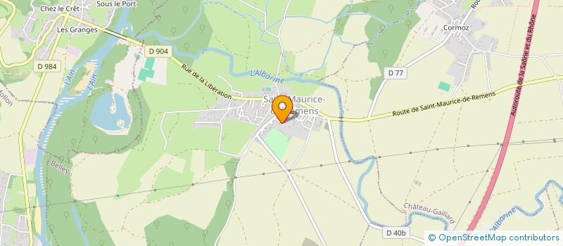 localisation de l'entreprise MADAME MARIE PALLEGOIX  SAINT-MAURICE-DE-REMENS