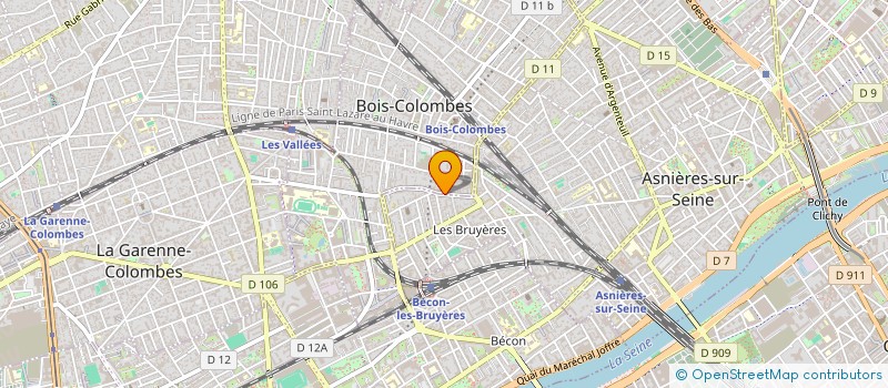 localisation de l'entreprise MADAME MARIE PALLOT à BOIS-COLOMBES