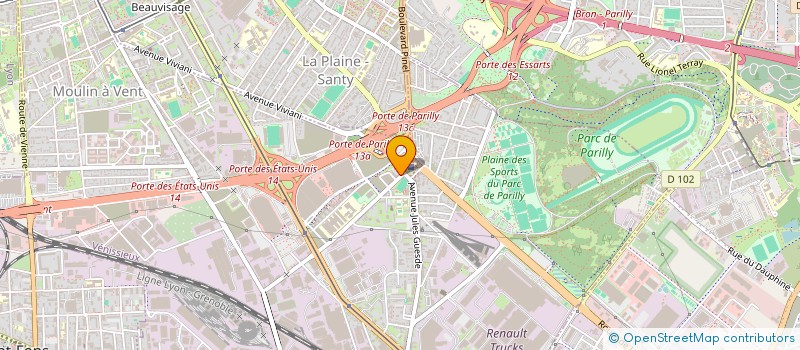 localisation de l'entreprise MADAME MARIE PALUMBO  VENISSIEUX