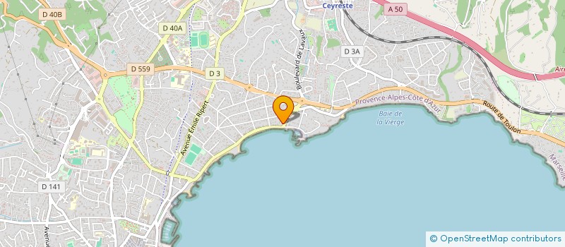 localisation de l'entreprise MADAME MARIE PANATTONI à LA CIOTAT