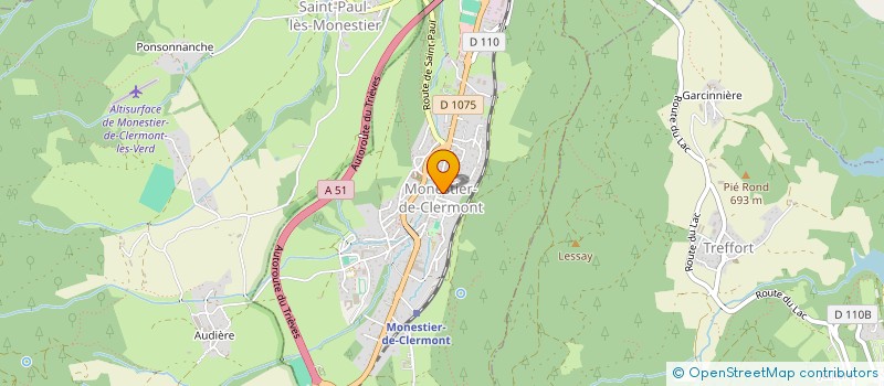 localisation de l'entreprise MADAME MARIE PANIER  MONESTIER-DE-CLERMONT