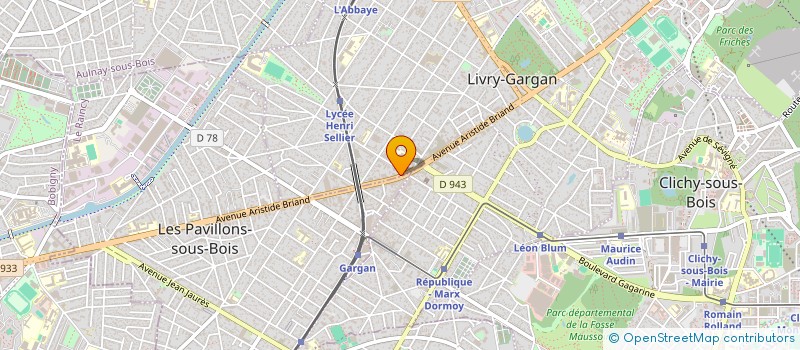 localisation de l'entreprise MADAME MARIE PANTAIS  LIVRY-GARGAN