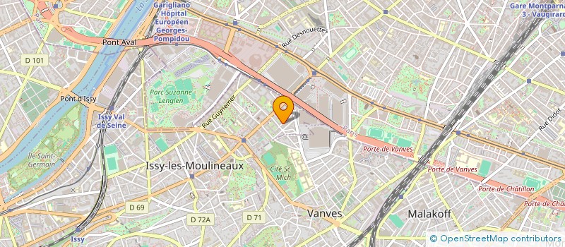 localisation de l'entreprise MADAME MARIE PANTALACCI à ISSY-LES-MOULINEAUX