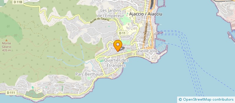 localisation de l'entreprise MADAME MARIE PAOLINI à AJACCIO