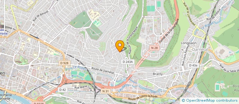 localisation de l'entreprise MADAME MARIE PAON à ROUEN