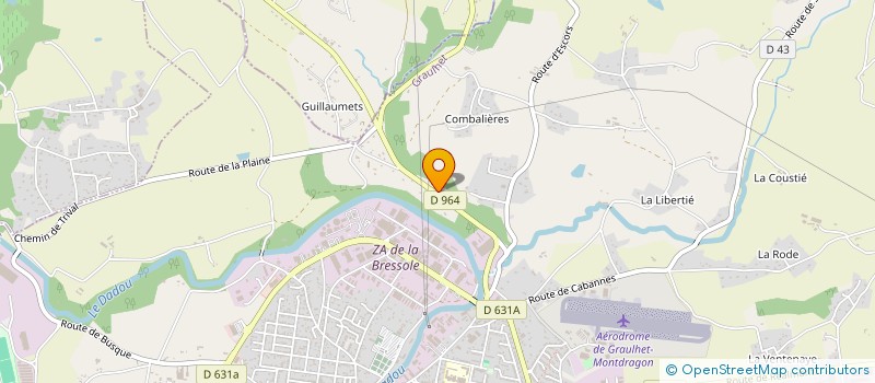 localisation de l'entreprise MADAME MARIE PAPAIS  GRAULHET