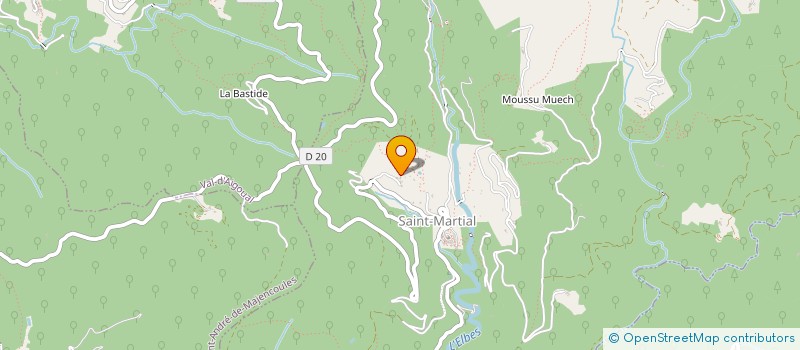 localisation de l'entreprise MADAME MARIE PAPIE  SAINT-MARTIAL