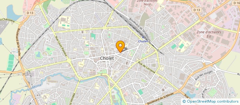 localisation de l'entreprise MADAME MARIE PAPON à CHOLET