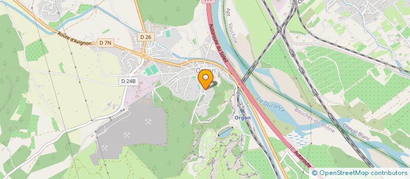 localisation de l'entreprise MADAME MARIE PAQUE  ORGON