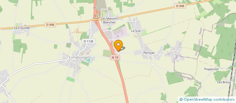 localisation de l'entreprise MADAME MARIE PARADOT  LIMALONGES