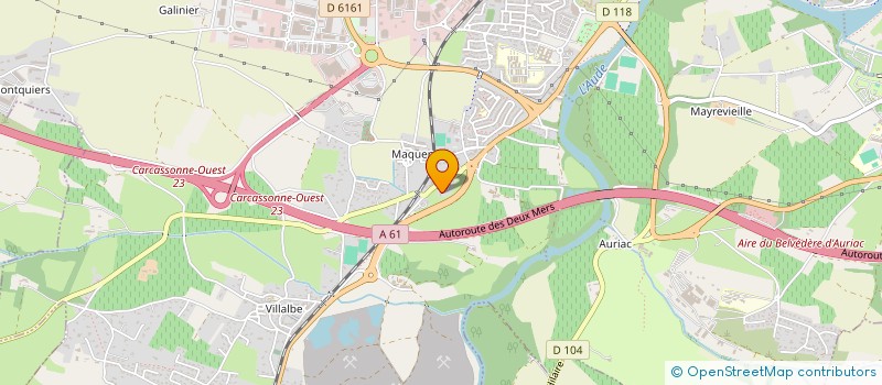 localisation de l'entreprise MADAME MARIE PARAYRE  CARCASSONNE