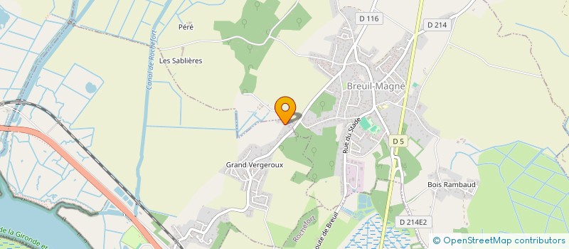 localisation de l'entreprise MADAME MARIE PAREDE  VERGEROUX