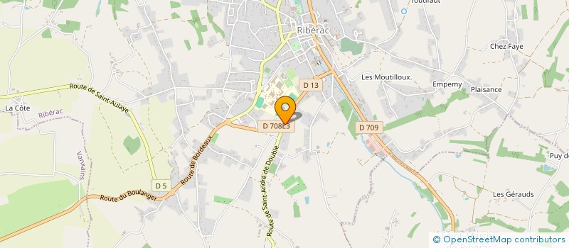 localisation de l'entreprise MADAME MARIE PAREDES  RIBERAC