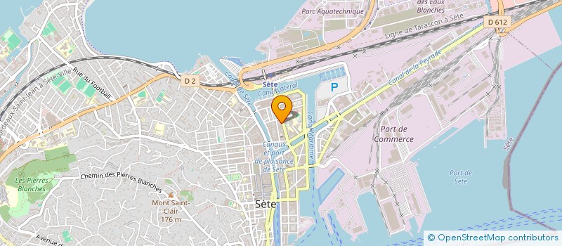 localisation de l'entreprise MADAME MARIE PAREJA  SETE