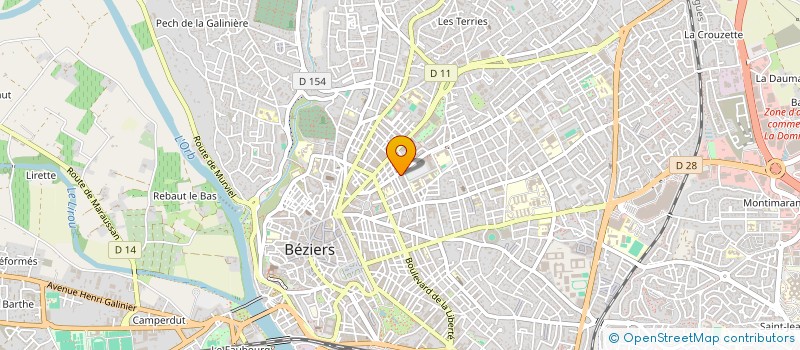 localisation de l'entreprise MADAME MARIE PARO à BEZIERS