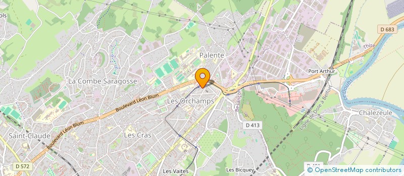 localisation de l'entreprise MADAME MARIE PASAJLIC  BESANCON