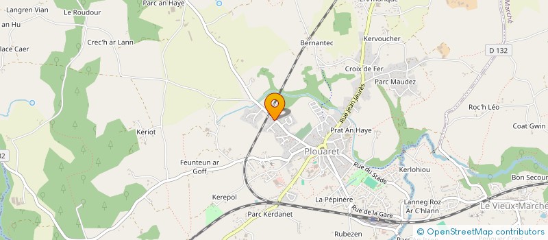 localisation de l'entreprise MADAME MARIE PASCAL  PLOUARET