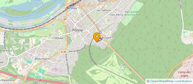 localisation de l'entreprise MADAME MARIE-PASCAL YEMFANG  POISSY