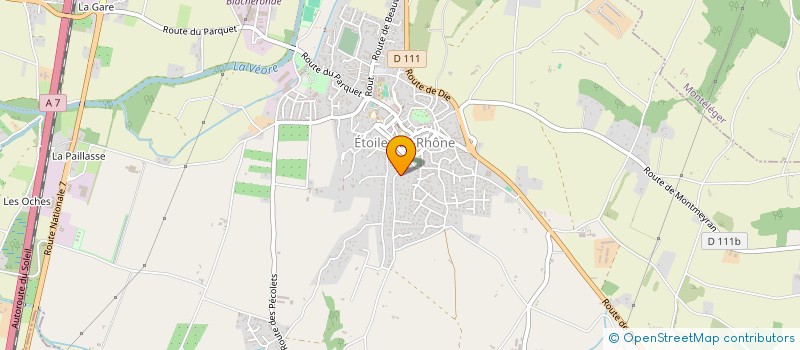 localisation de l'entreprise MADAME MARIE-PASCALE ANNIE VALAY  ETOILE-SUR-RHONE