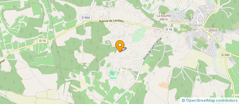 localisation de l'entreprise MADAME MARIE PASCALE BALON  ROGNES