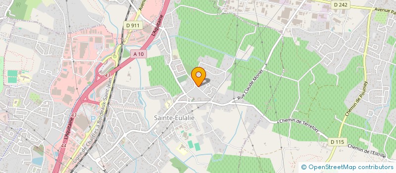 localisation de l'entreprise MADAME MARIE  PASCALE BELMONTE  SAINTE-EULALIE