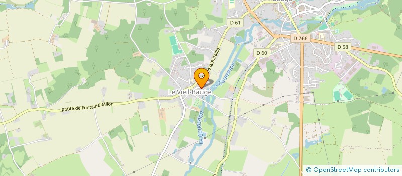 localisation de l'entreprise MADAME MARIE PASCALE BODET  BAUGE-EN-ANJOU