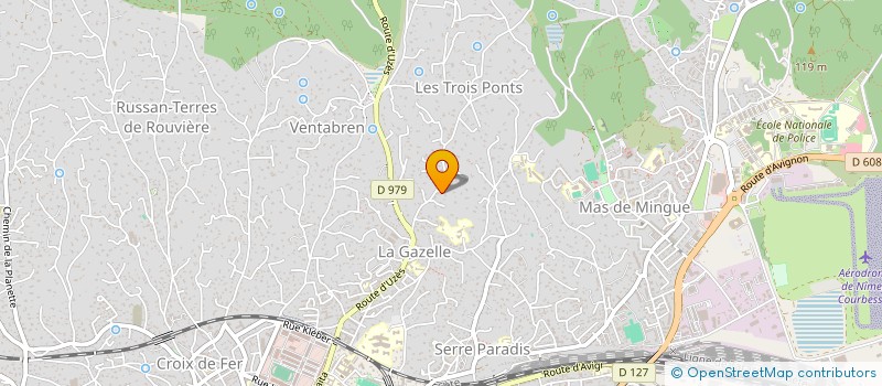 localisation de l'entreprise MADAME MARIE-PASCALE COMBELONGE  NIMES