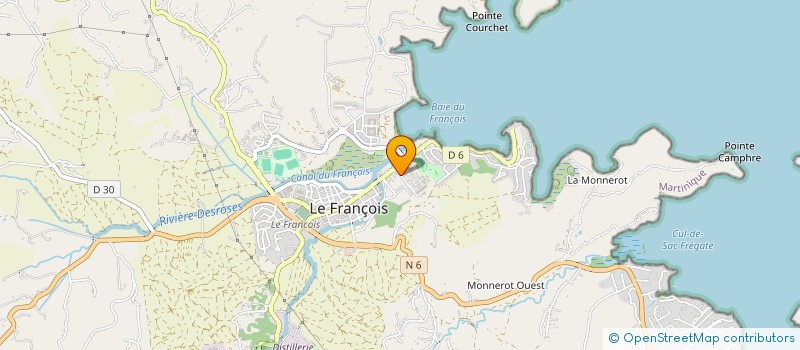 localisation de l'entreprise MADAME MARIE-PASCALE EDVIGE  LE FRANCOIS