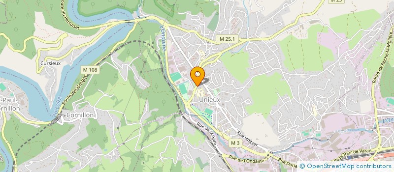 localisation de l'entreprise MADAME MARIE-PASCALE FERRATON  UNIEUX