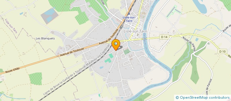 localisation de l'entreprise MADAME MARIE-PASCALE GELADE à LISLE-SUR-TARN