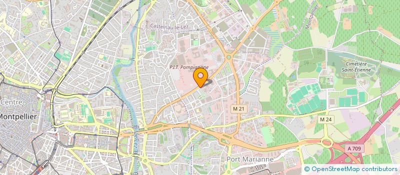 localisation de l'entreprise MADAME MARIE PASCALE GODARD à MONTPELLIER