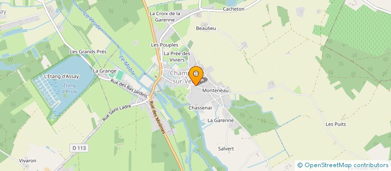 localisation de l'entreprise MADAME MARIE-PASCALE GUERTIN à CHAMPIGNY-SUR-VEUDE