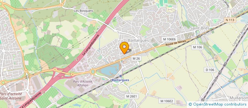 localisation de l'entreprise MADAME MARIE-PASCALE HIPPOLYTE à BAILLARGUES