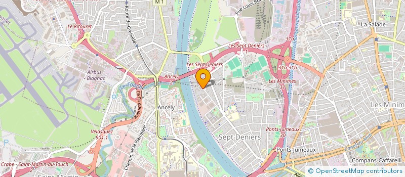 localisation de l'entreprise MADAME MARIE-PASCALE LOISON  TOULOUSE