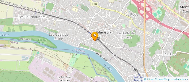 localisation de l'entreprise MADAME MARIE-PASCALE MIRRE  HERBLAY-SUR-SEINE