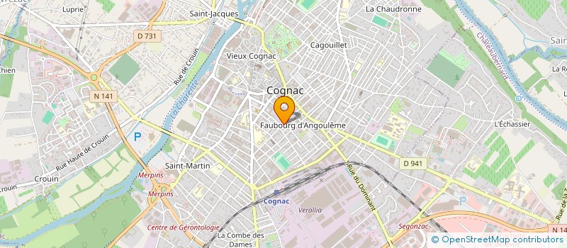 localisation de l'entreprise MADAME MARIE-PASCALE PATTORET à COGNAC
