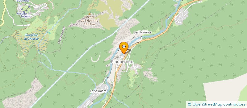 localisation de l'entreprise MADAME MARIE-PASCALE RAFFIER  LIVET-ET-GAVET