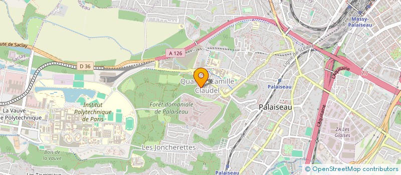 localisation de l'entreprise MADAME MARIE PASCALE RAVON à PALAISEAU