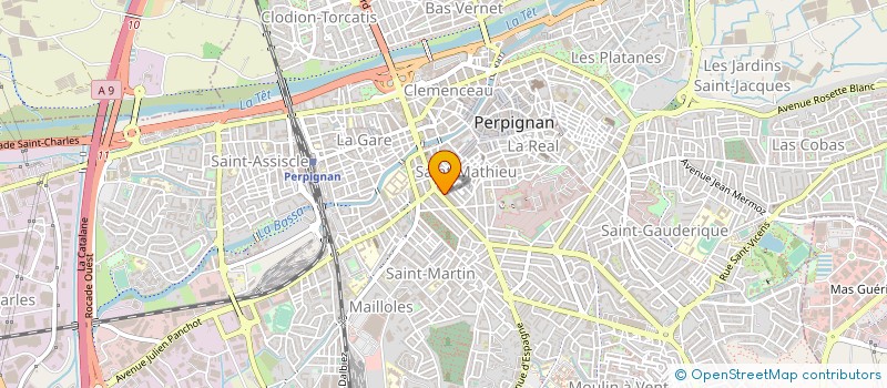 localisation de l'entreprise MADAME MARIE-PASCALE RENDU  PERPIGNAN