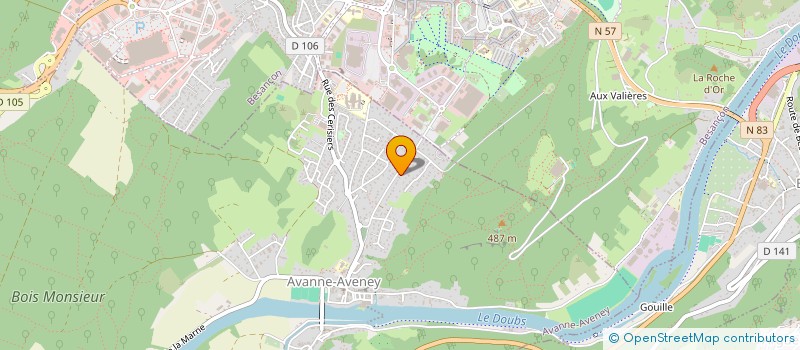 localisation de l'entreprise MADAME MARIE PASCALE ROUILLIER  BEURE