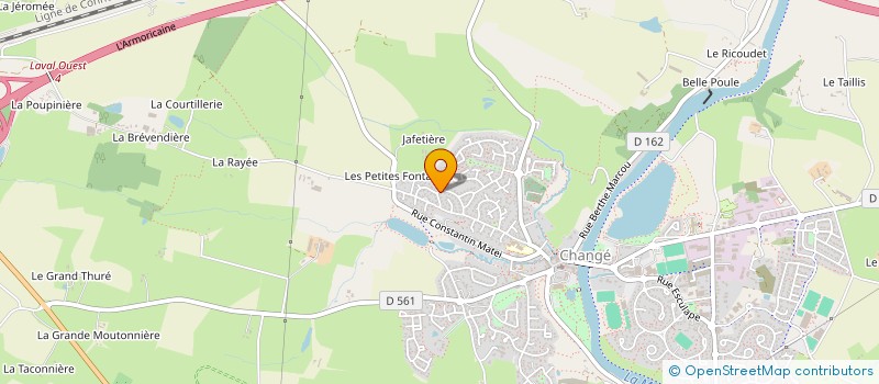localisation de l'entreprise MADAME MARIE-PASCALE SETIF à CHANGE