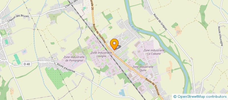 localisation de l'entreprise MADAME MARIE PASCALE YATOU  AUTERIVE