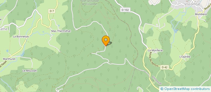 localisation de l'entreprise MADAME MARIE PASCUAL  SAINTE-AGATHE