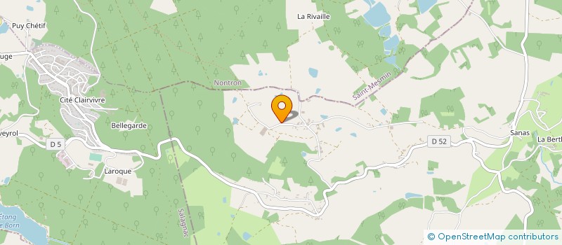 localisation de l'entreprise MADAME MARIE PASQUET  SEGUR-LE-CHATEAU