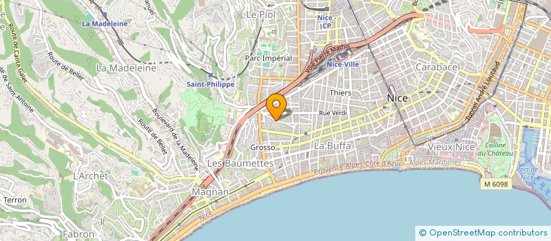 localisation de l'entreprise MADAME MARIE PASTEAU à NICE