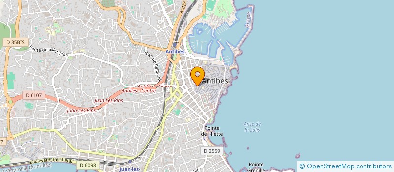 localisation de l'entreprise MADAME MARIE PASTOR à ANTIBES