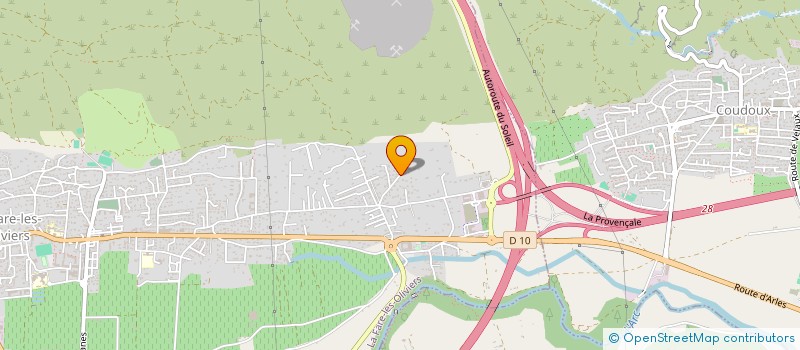 localisation de l'entreprise MADAME MARIE PATELLIS  LA FARE-LES-OLIVIERS