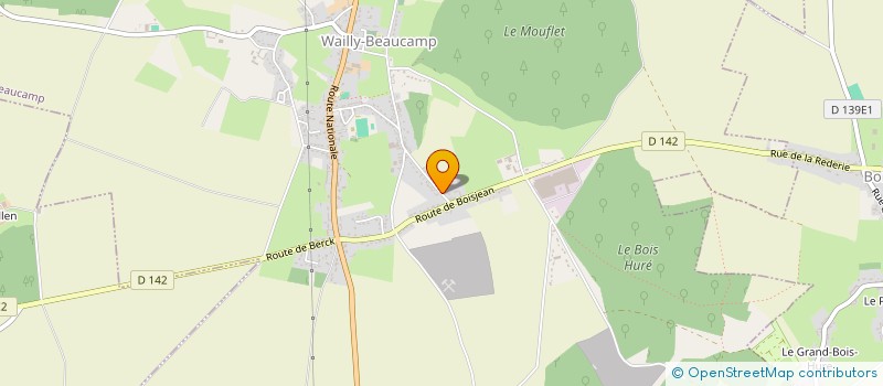 localisation de l'entreprise MADAME MARIE PATOUX  WAILLY-BEAUCAMP