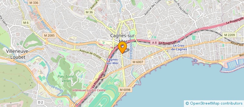 localisation de l'entreprise MADAME MARIE PATUANO à CAGNES-SUR-MER