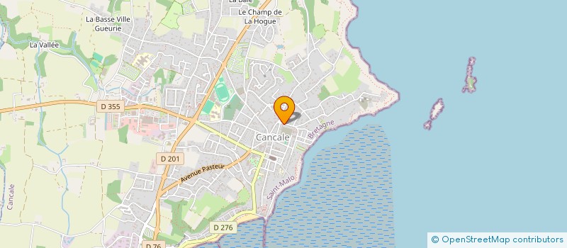 localisation de l'entreprise MADAME MARIE-PAULE AUBREE  CANCALE